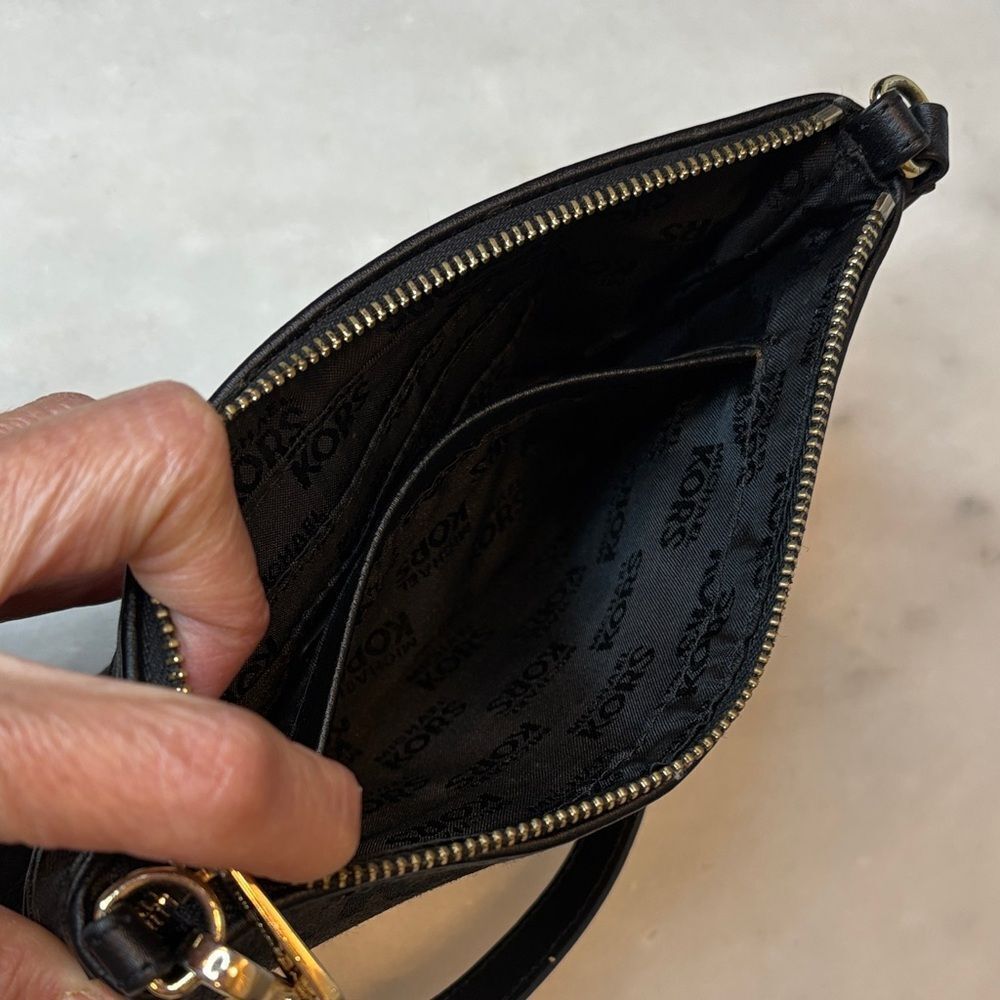 Michael Kors Bag Purse Handbag Mini Bag Signature MK Demi Wristlet Pocketbook - Picture 10 of 12